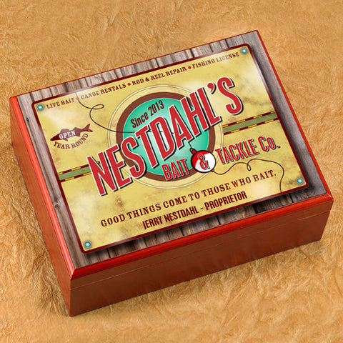 Personalized Humidor - Bait and Tackle Co.