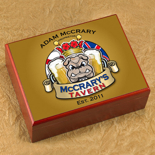 Personalized Humidor - Bull Dog