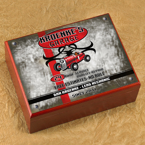 Personalized Humidor - Garage