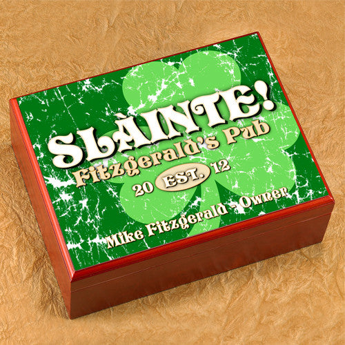 Personalized Humidor - Jolly Green