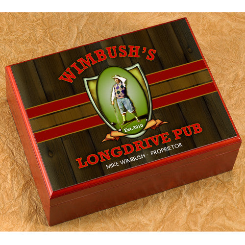 Personalized Humidor - Long Drive