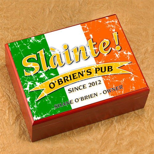 Personalized Humidor - Irish Pride