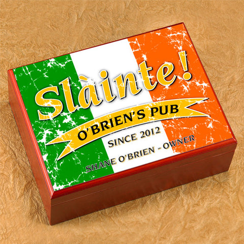 Personalized Humidor - Irish Pride