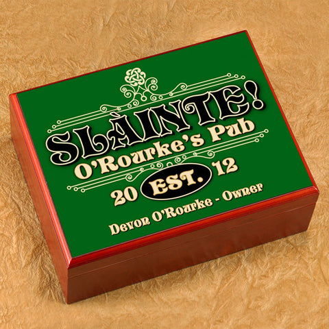 Personalized Humidor - Slainte