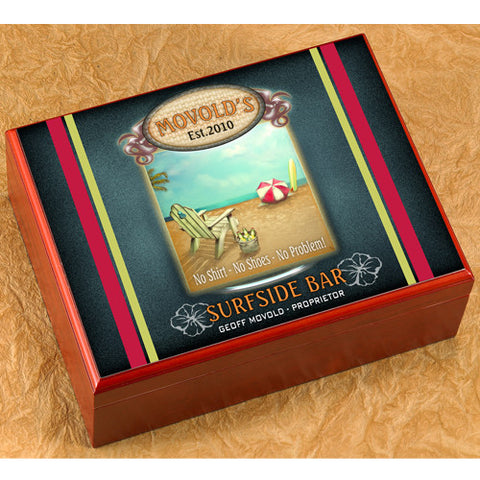 Personalized Humidor - Surf Side