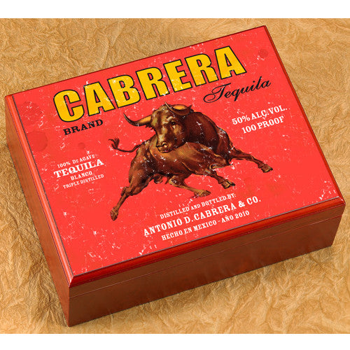 Personalized Humidor - Tequila