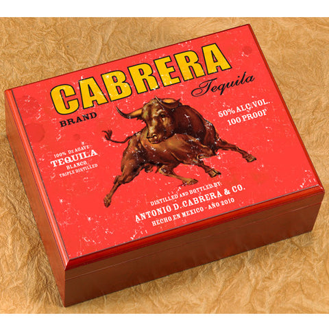 Personalized Humidor - Tequila