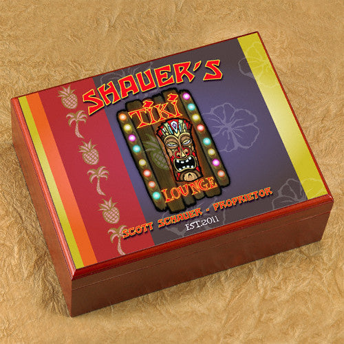 Personalized Humidor - Tiki