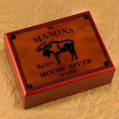 Cabin Series Humidor - Moose