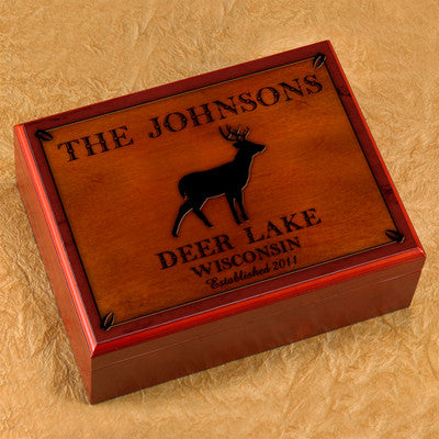 Cabin Series Humidor - Stag